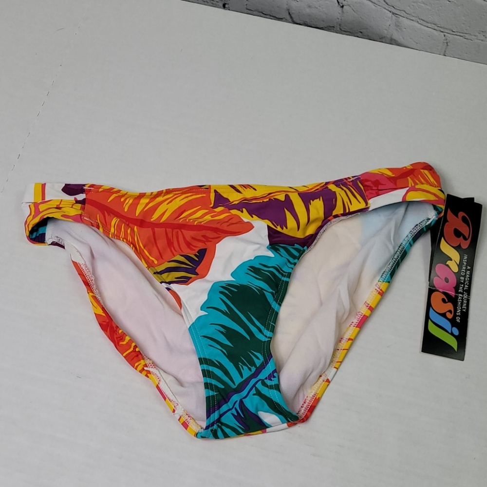 NWT Jantzen tropical floral bikini bottom